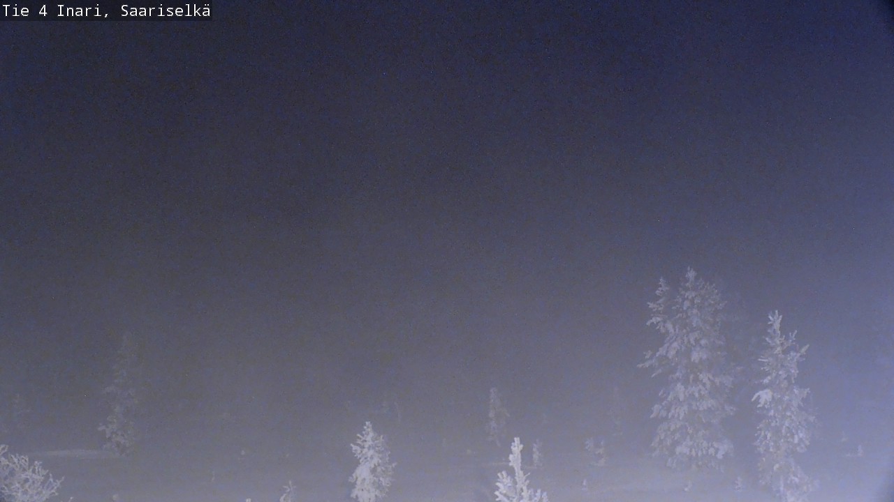Weather Camera Image Road 4 Inari, Saariselkä, Kaunispää, Inari, Lappi