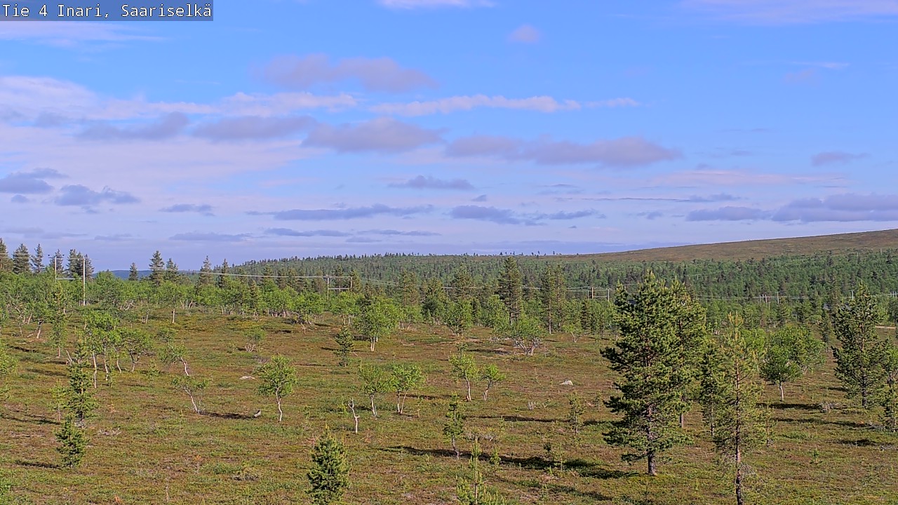 Kelikamerat Kuva Tie 4 Inari, Saariselkä, Kaunispää, Inari, Lappi