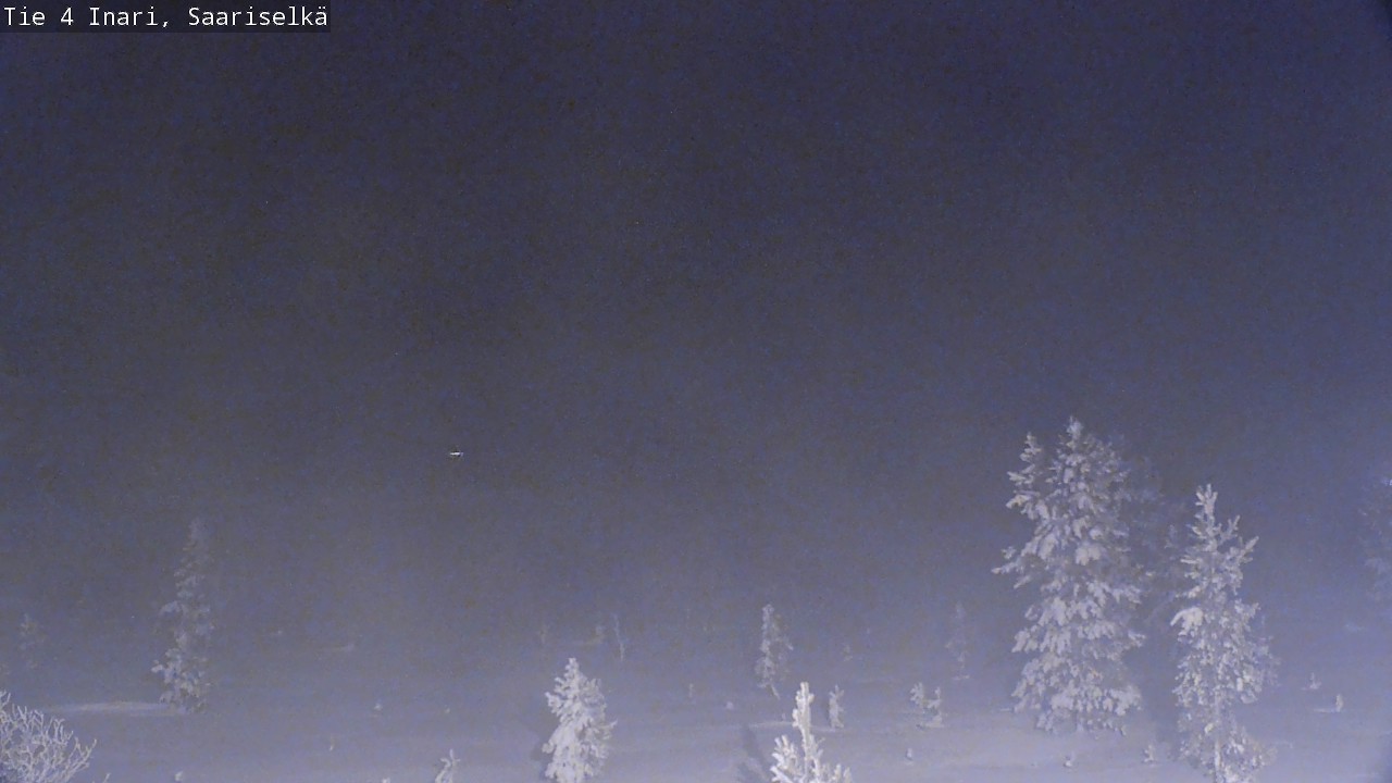 Weather Camera Image Road 4 Inari, Saariselkä, Kaunispää, Inari, Lappi