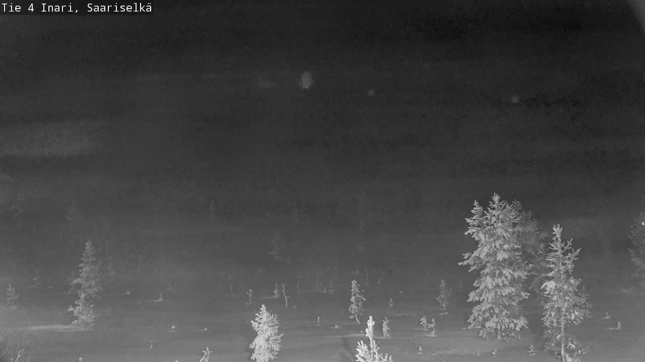 Weather Camera Image Road 4 Inari, Saariselkä, Kaunispää, Inari, Lappi