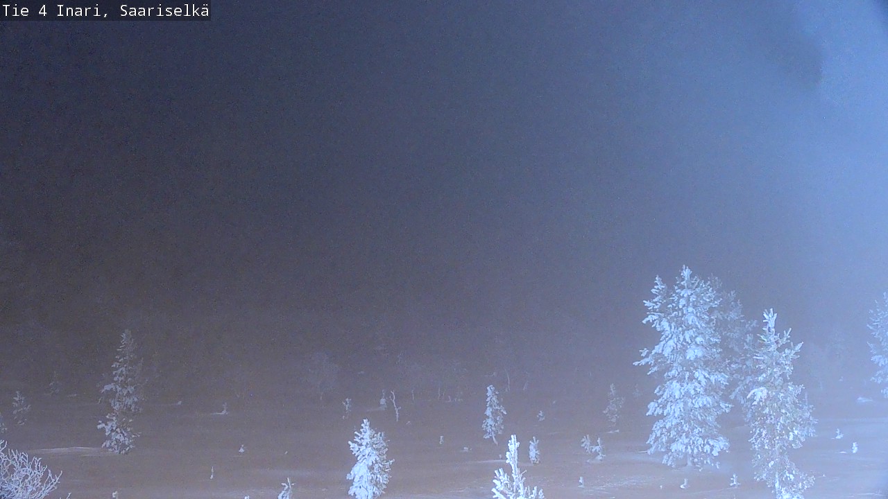 Weather Camera Image Road 4 Inari, Saariselkä, Kaunispää, Inari, Lappi