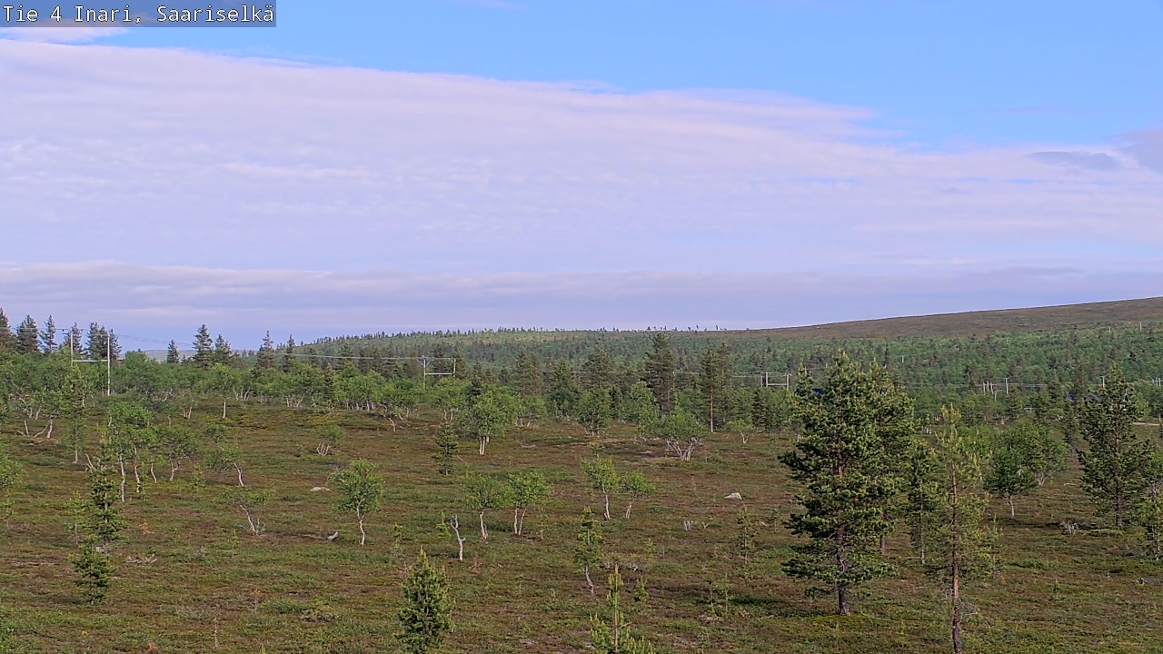 Kelikamerat Kuva Tie 4 Inari, Saariselkä, Kaunispää, Inari, Lappi