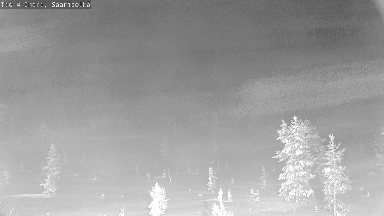 Weather Camera Image Road 4 Inari, Saariselkä, Kaunispää, Inari, Lappi
