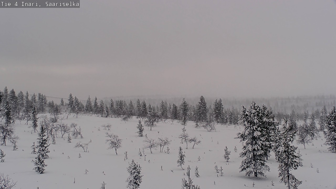 Kelikamerat Kuva Tie 4 Inari, Saariselkä, Kaunispää, Inari, Lappi