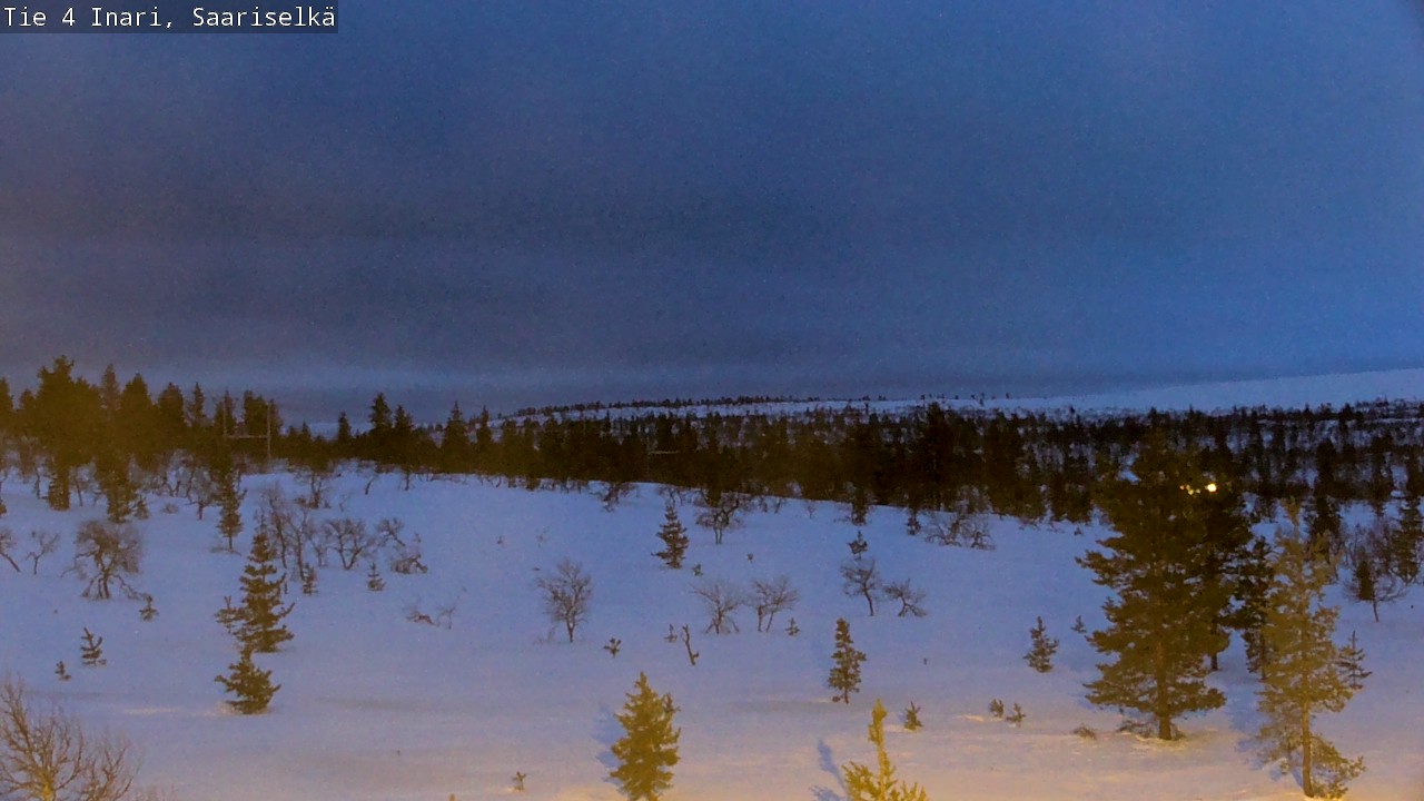 Kelikamerat Kuva Tie 4 Inari, Saariselkä, Kaunispää, Inari, Lappi