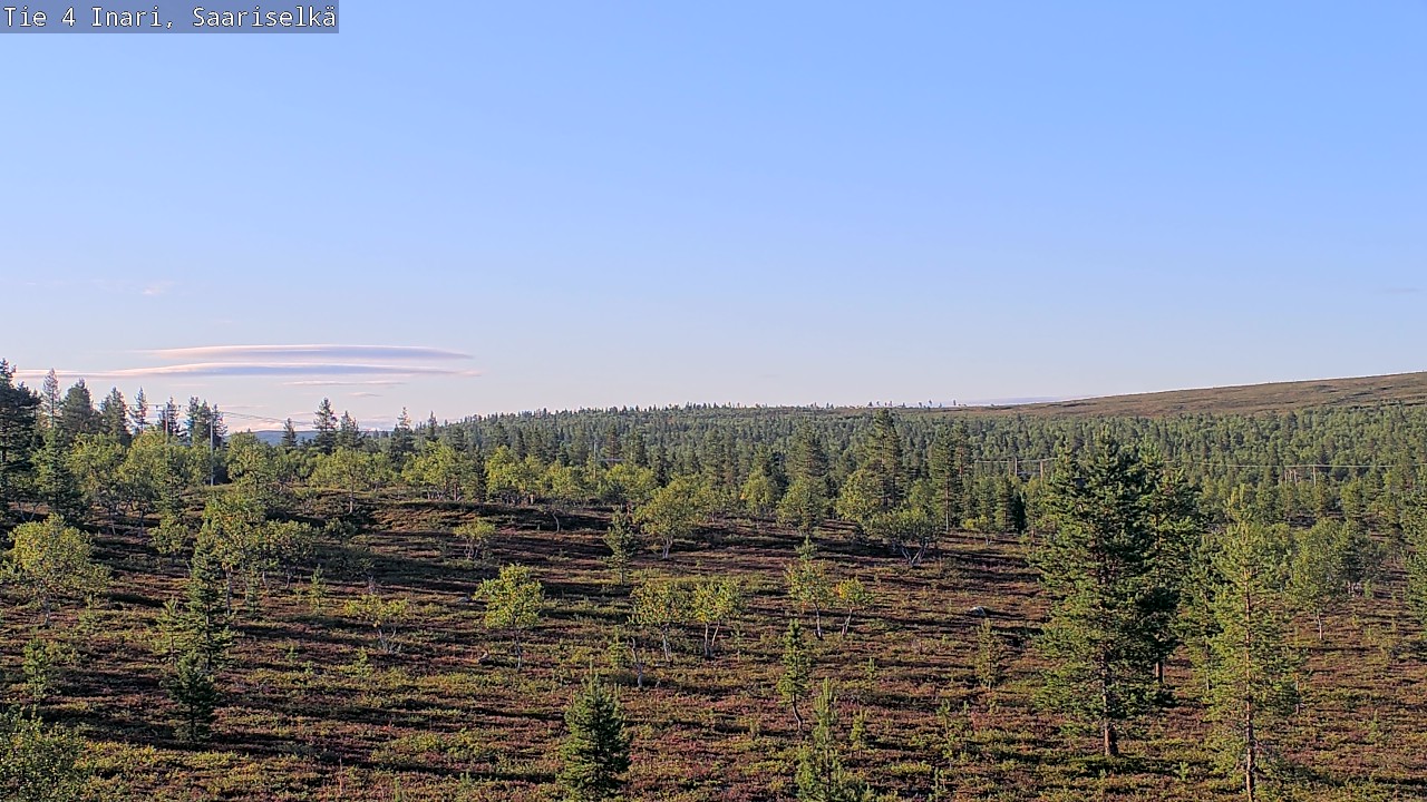 Weather Camera Image Road 4 Inari, Saariselkä, Kaunispää, Inari, Lappi