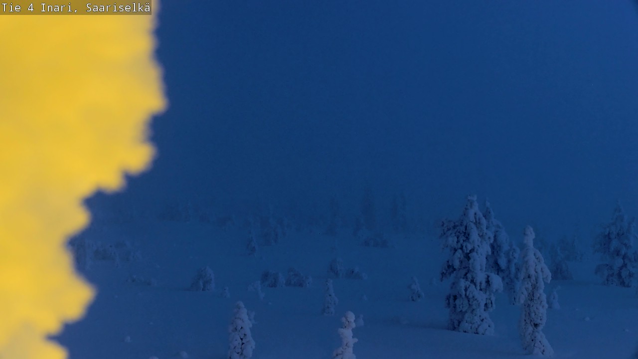 Kelikamerat Kuva Tie 4 Inari, Saariselkä, Kaunispää, Inari, Lappi