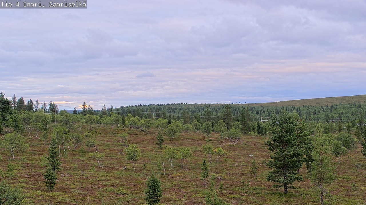 Kelikamerat Kuva Tie 4 Inari, Saariselkä, Kaunispää, Inari, Lappi
