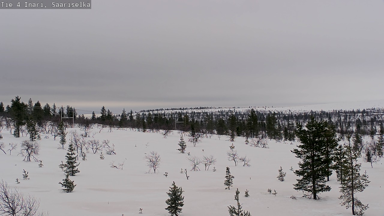 Kelikamerat Kuva Tie 4 Inari, Saariselkä, Kaunispää, Inari, Lappi