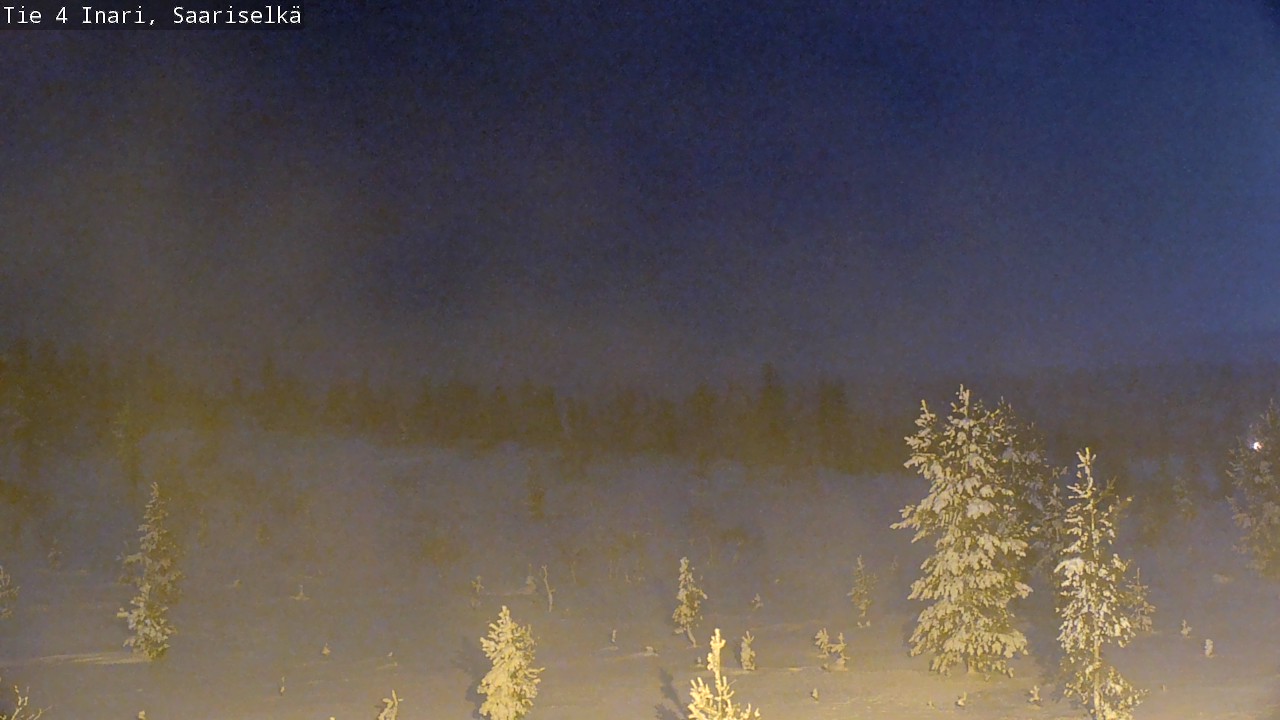 Kelikamerat Kuva Tie 4 Inari, Saariselkä, Kaunispää, Inari, Lappi