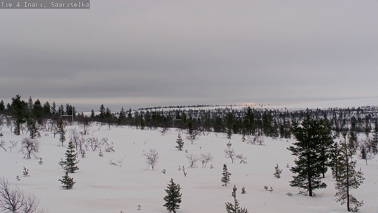 Kelikamerat Kuva Tie 4 Inari, Saariselkä, Kaunispää, Inari, Lappi