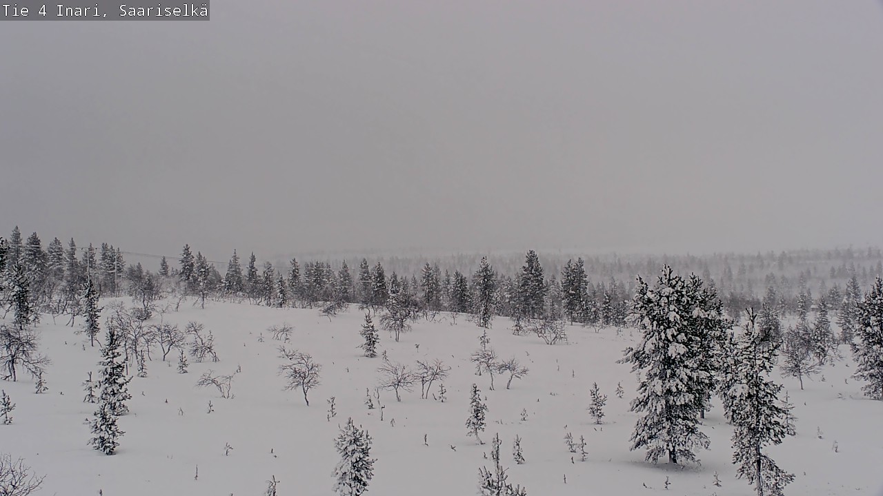 Kelikamerat Kuva Tie 4 Inari, Saariselkä, Kaunispää, Inari, Lappi