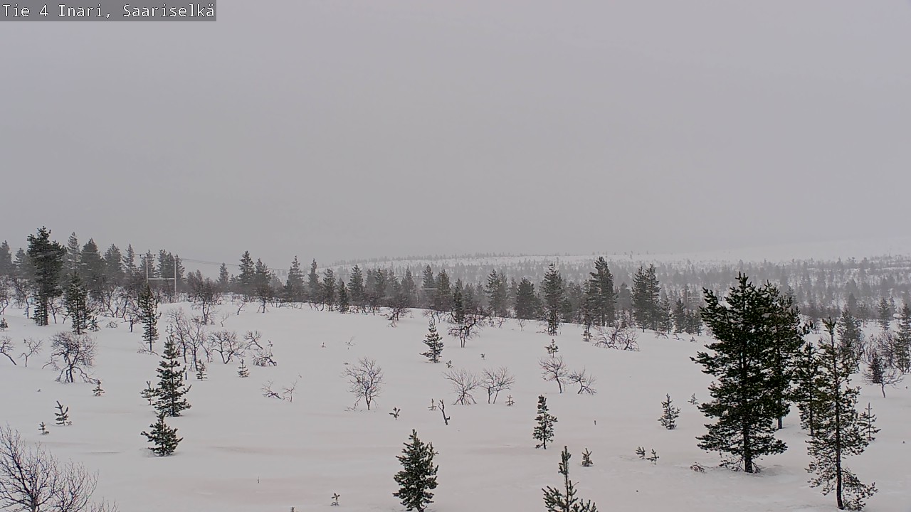Kelikamerat Kuva Tie 4 Inari, Saariselkä, Kaunispää, Inari, Lappi