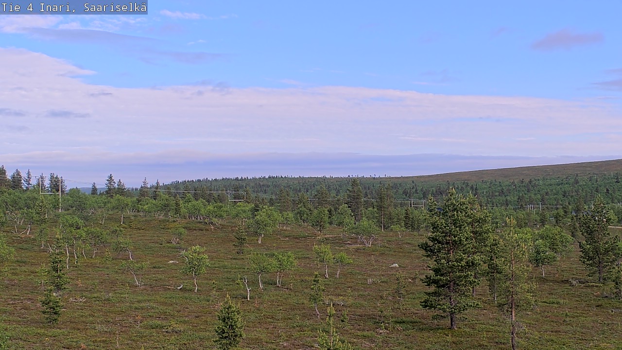 Kelikamerat Kuva Tie 4 Inari, Saariselkä, Kaunispää, Inari, Lappi
