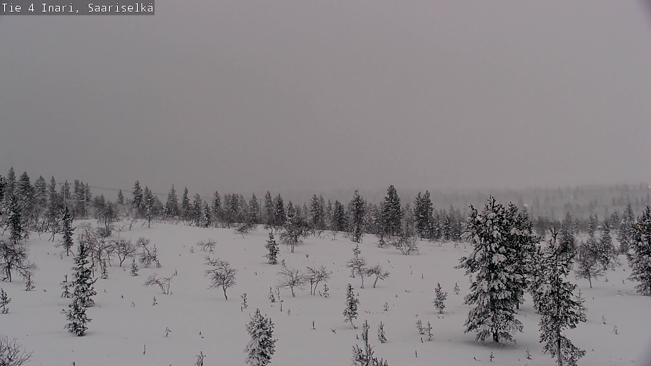 Kelikamerat Kuva Tie 4 Inari, Saariselkä, Kaunispää, Inari, Lappi