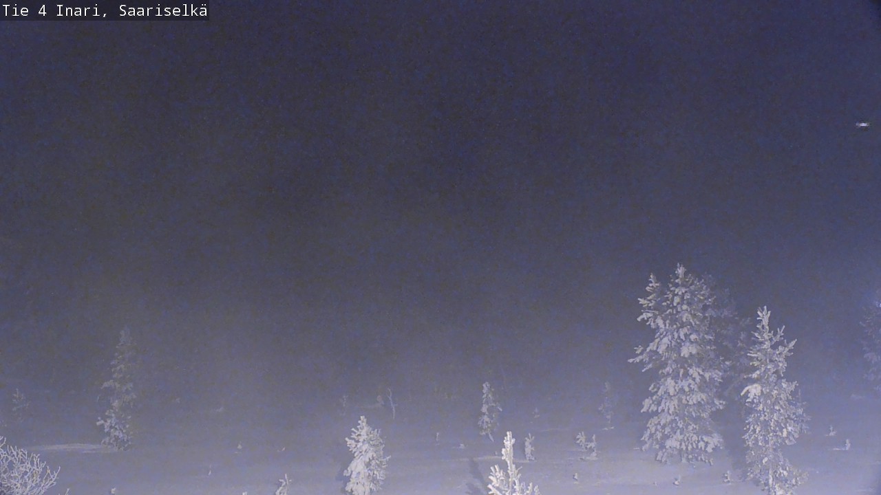 Weather Camera Image Road 4 Inari, Saariselkä, Kaunispää, Inari, Lappi
