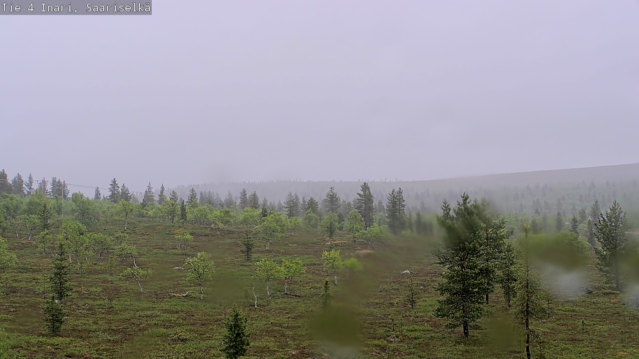 Weather Camera Image Road 4 Inari, Saariselkä, Kaunispää, Inari, Lappi