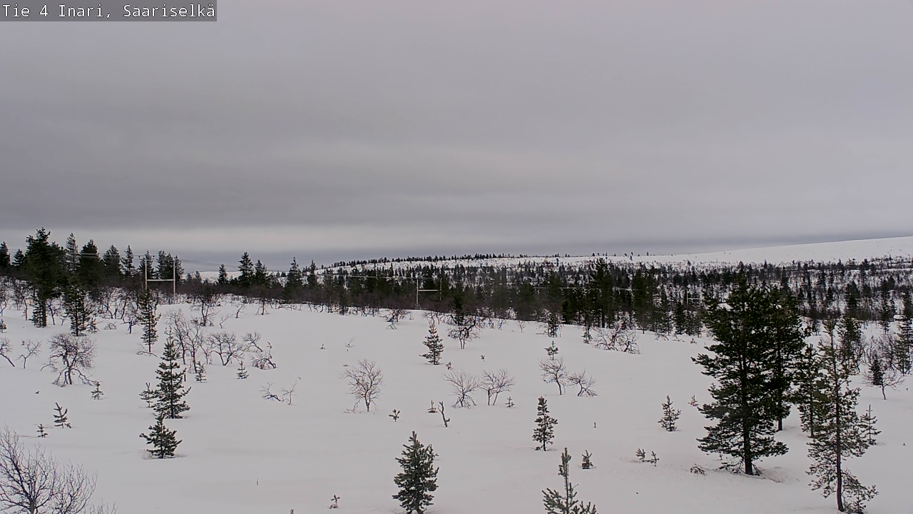 Kelikamerat Kuva Tie 4 Inari, Saariselkä, Kaunispää, Inari, Lappi
