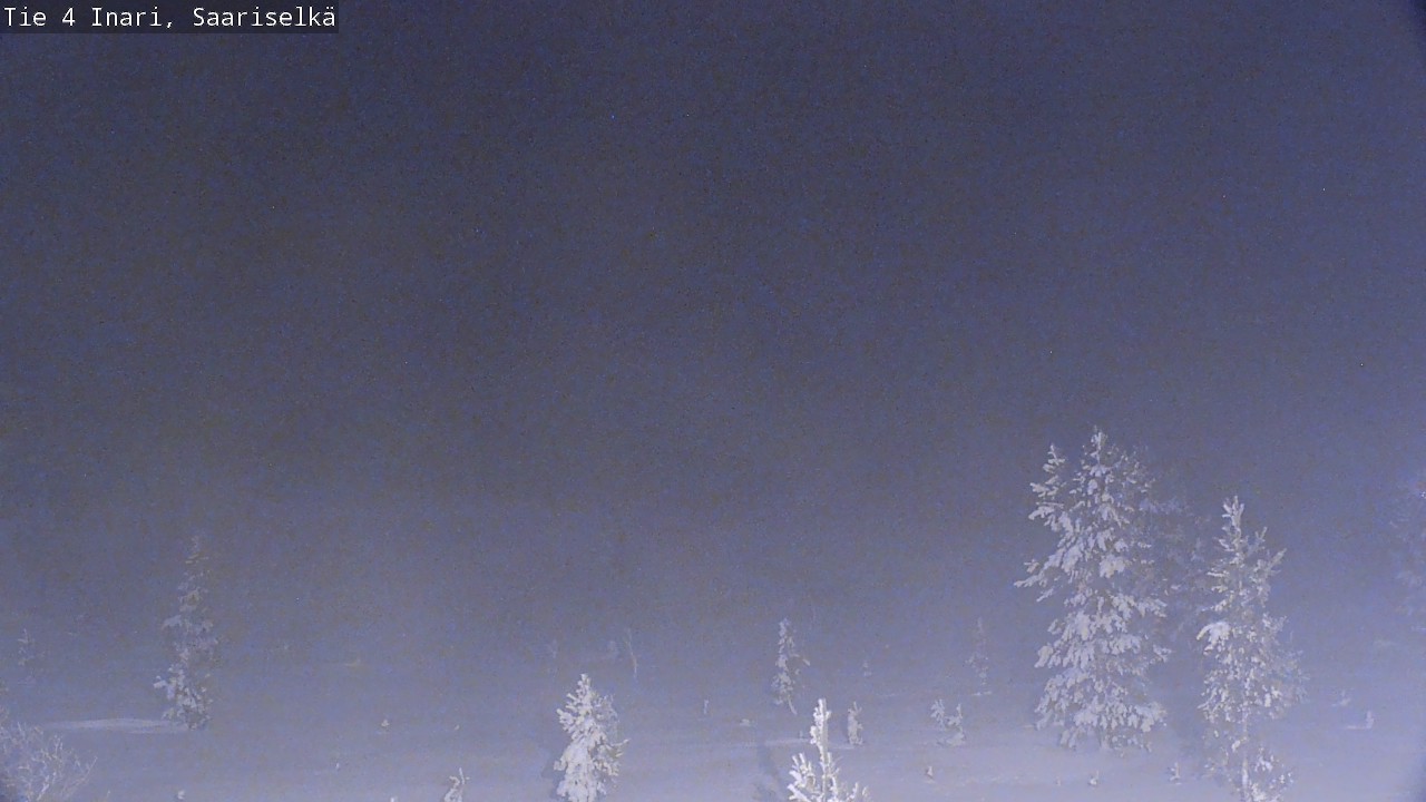Weather Camera Image Road 4 Inari, Saariselkä, Kaunispää, Inari, Lappi