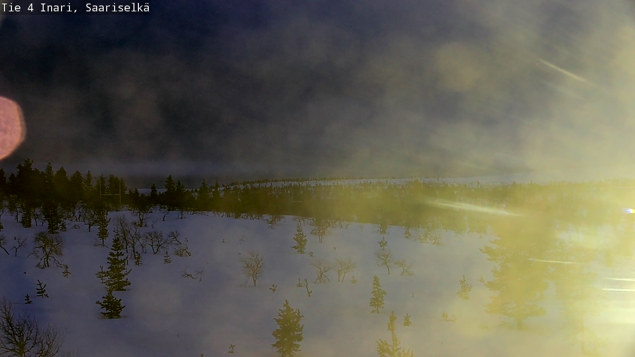 Kelikamerat Kuva Tie 4 Inari, Saariselkä, Kaunispää, Inari, Lappi