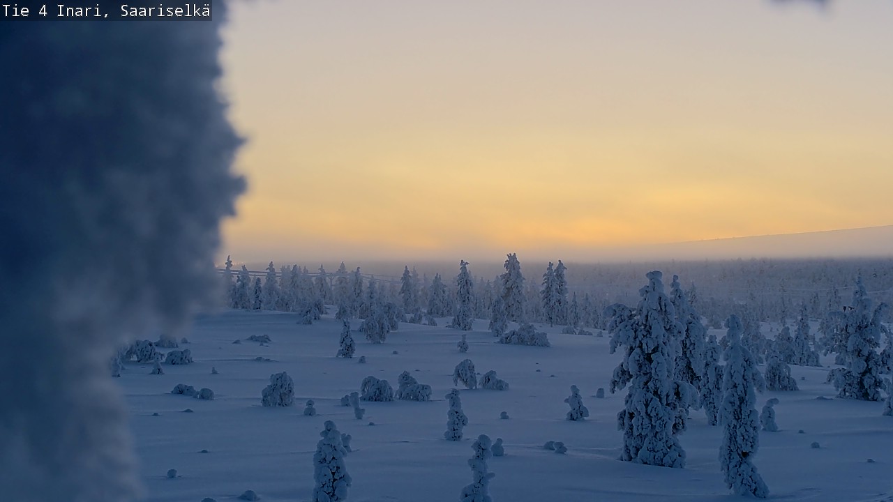 Kelikamerat Kuva Tie 4 Inari, Saariselkä, Kaunispää, Inari, Lappi