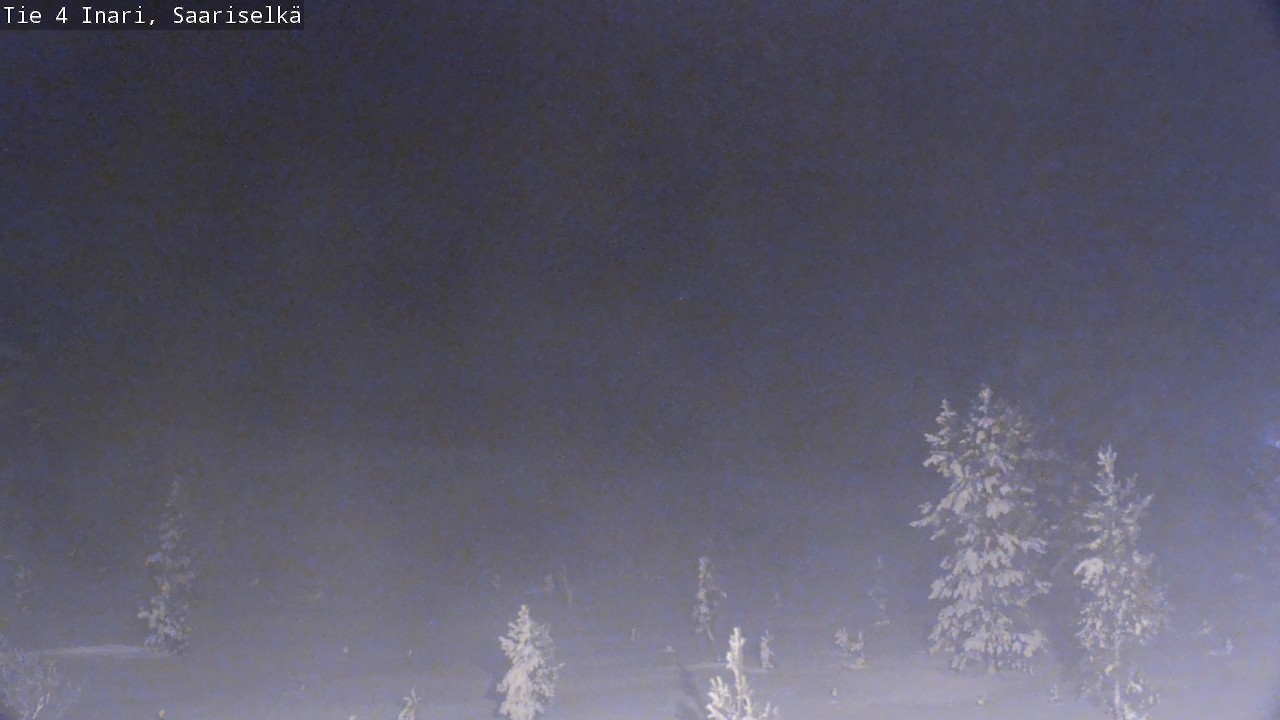Weather Camera Image Road 4 Inari, Saariselkä, Kaunispää, Inari, Lappi