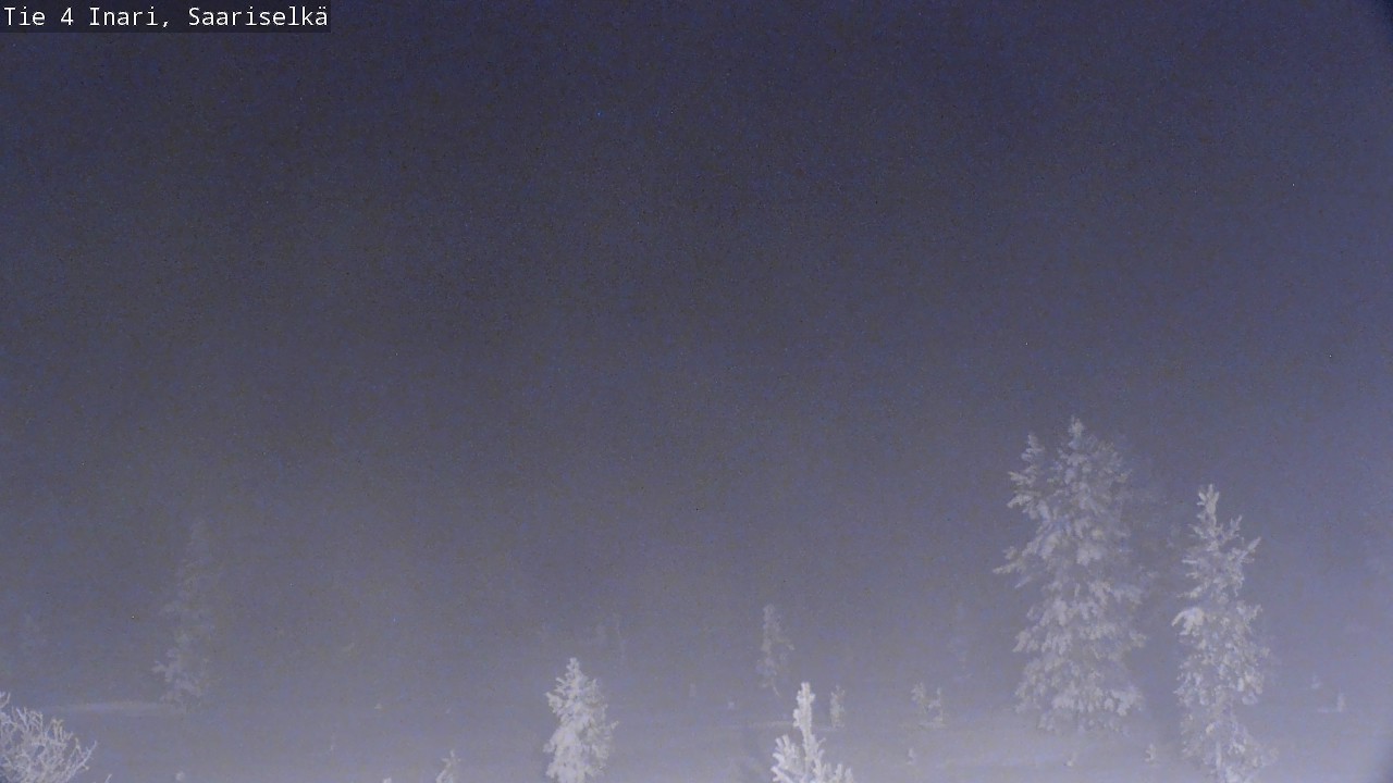 Weather Camera Image Road 4 Inari, Saariselkä, Kaunispää, Inari, Lappi