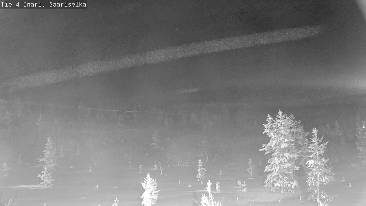 Weather Camera Image Road 4 Inari, Saariselkä, Kaunispää, Inari, Lappi
