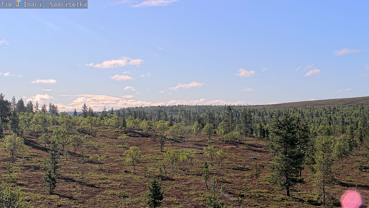 Weather Camera Image Road 4 Inari, Saariselkä, Kaunispää, Inari, Lappi