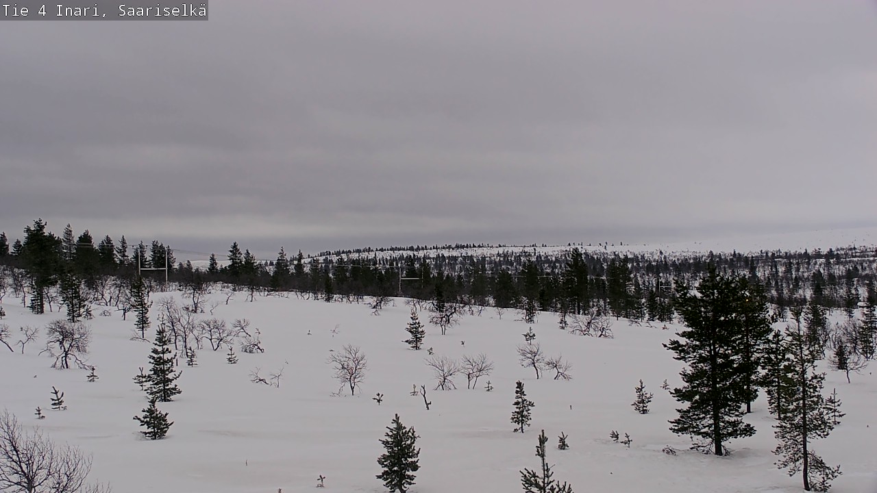 Kelikamerat Kuva Tie 4 Inari, Saariselkä, Kaunispää, Inari, Lappi