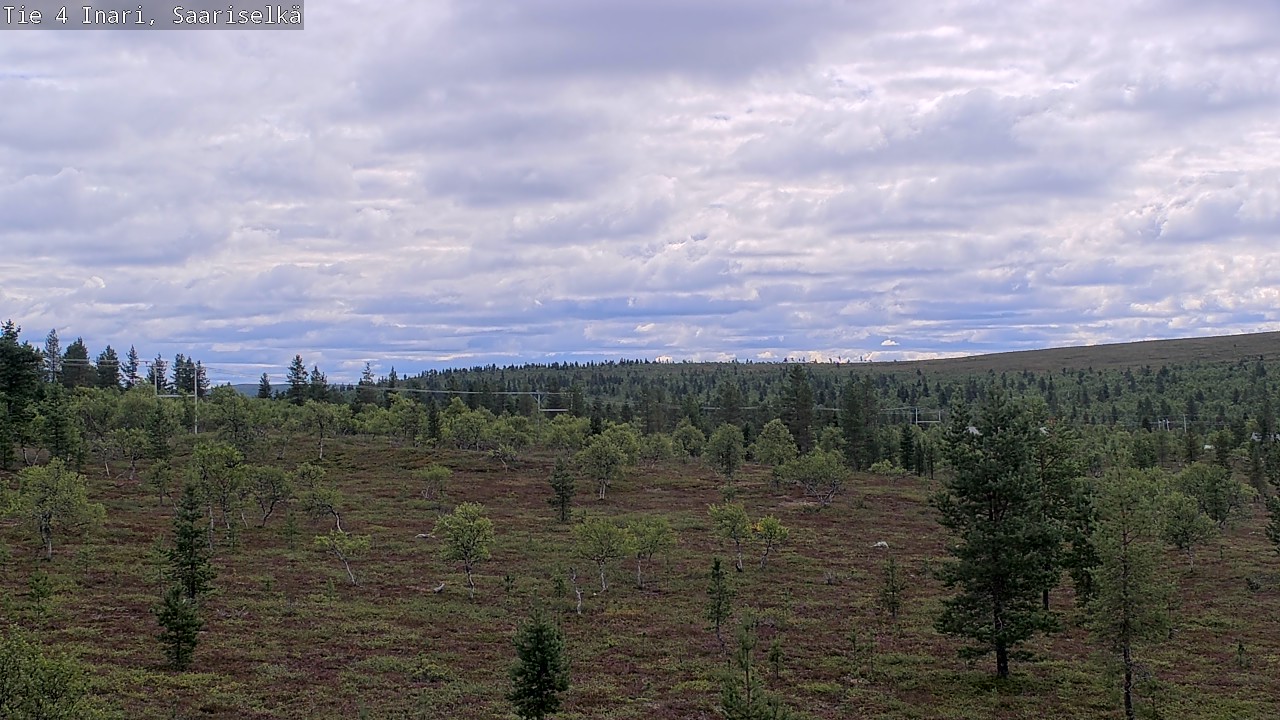 Weather Camera Image Road 4 Inari, Saariselkä, Kaunispää, Inari, Lappi