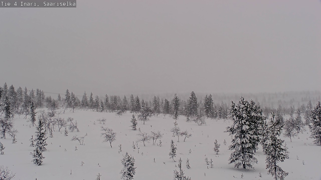 Kelikamerat Kuva Tie 4 Inari, Saariselkä, Kaunispää, Inari, Lappi