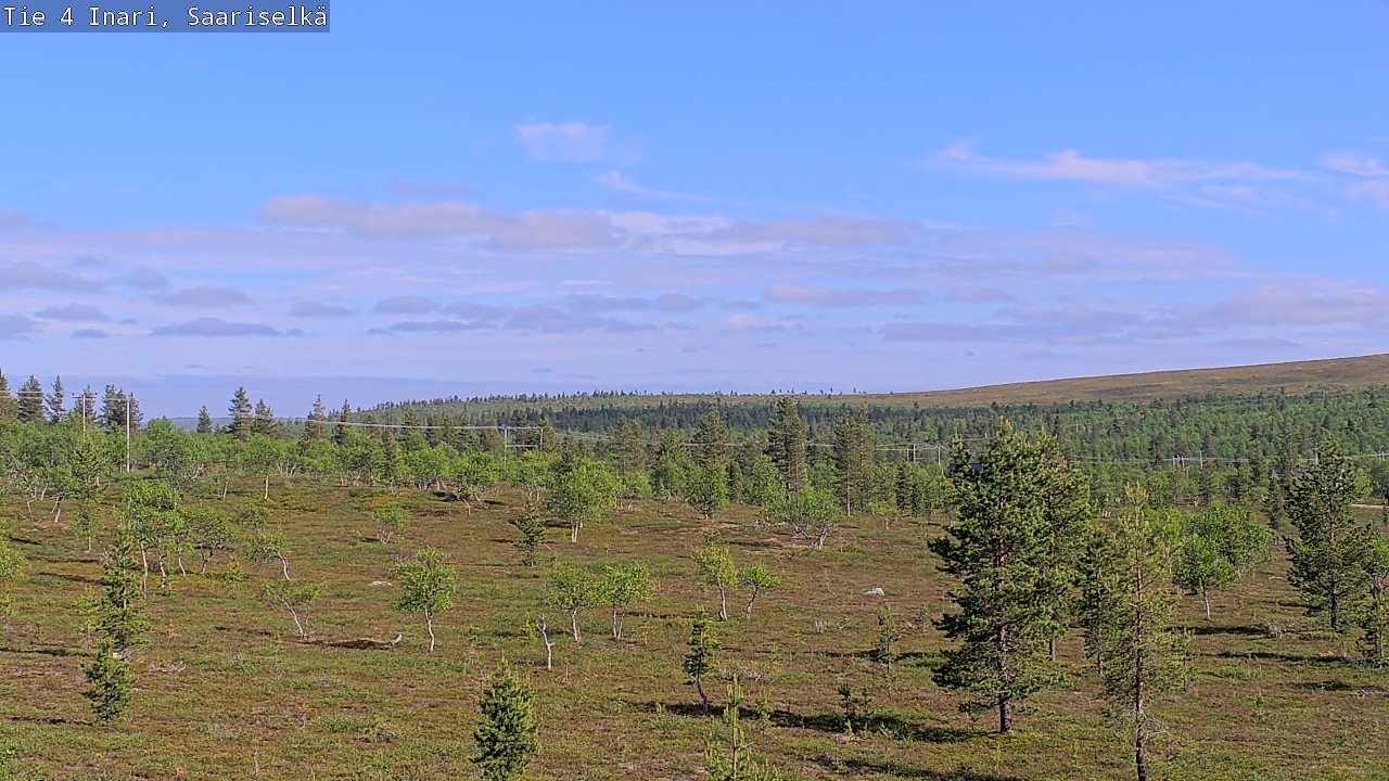Kelikamerat Kuva Tie 4 Inari, Saariselkä, Kaunispää, Inari, Lappi