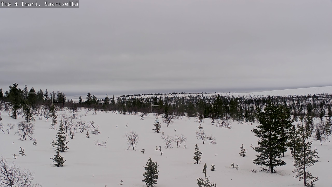 Kelikamerat Kuva Tie 4 Inari, Saariselkä, Kaunispää, Inari, Lappi