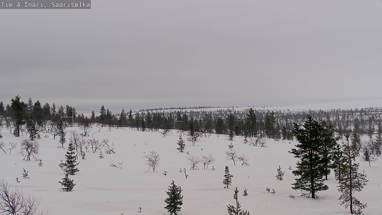 Kelikamerat Kuva Tie 4 Inari, Saariselkä, Kaunispää, Inari, Lappi
