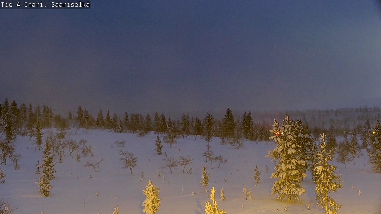 Kelikamerat Kuva Tie 4 Inari, Saariselkä, Kaunispää, Inari, Lappi