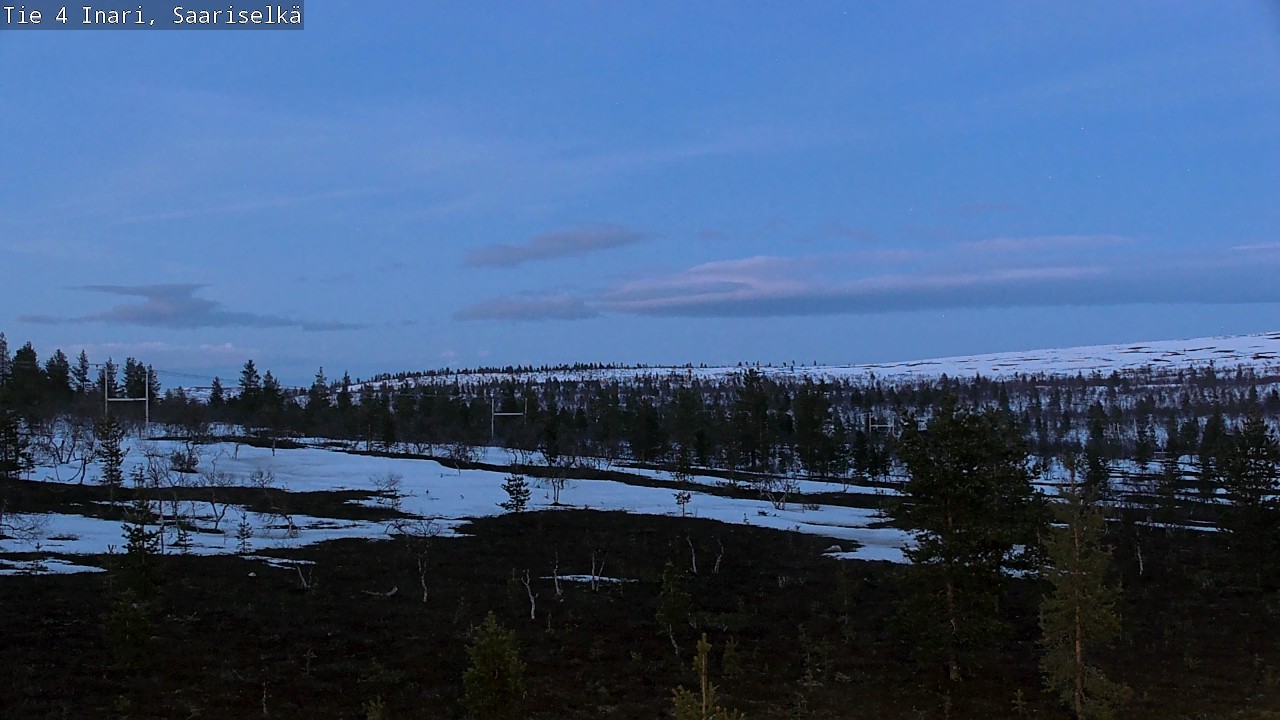 Kelikamerat Kuva Tie 4 Inari, Saariselkä, Kaunispää, Inari, Lappi