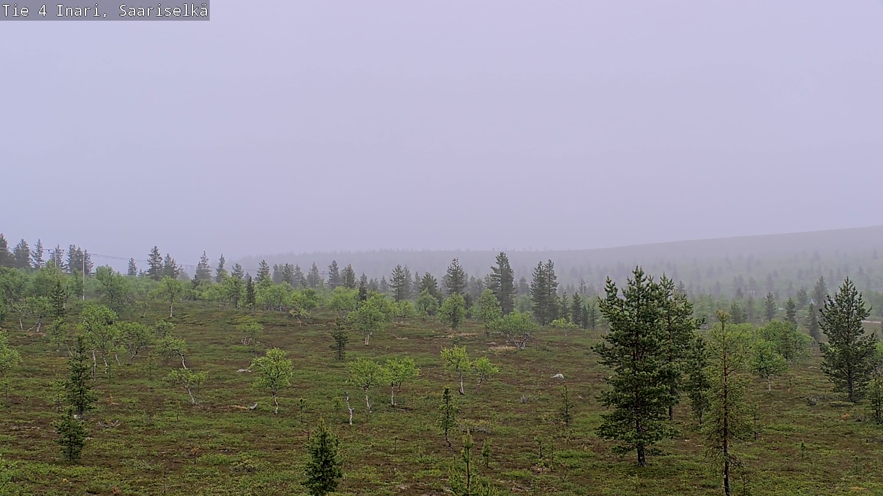Kelikamerat Kuva Tie 4 Inari, Saariselkä, Kaunispää, Inari, Lappi