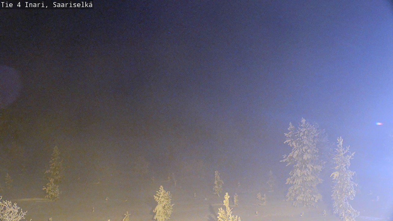 Weather Camera Image Road 4 Inari, Saariselkä, Kaunispää, Inari, Lappi