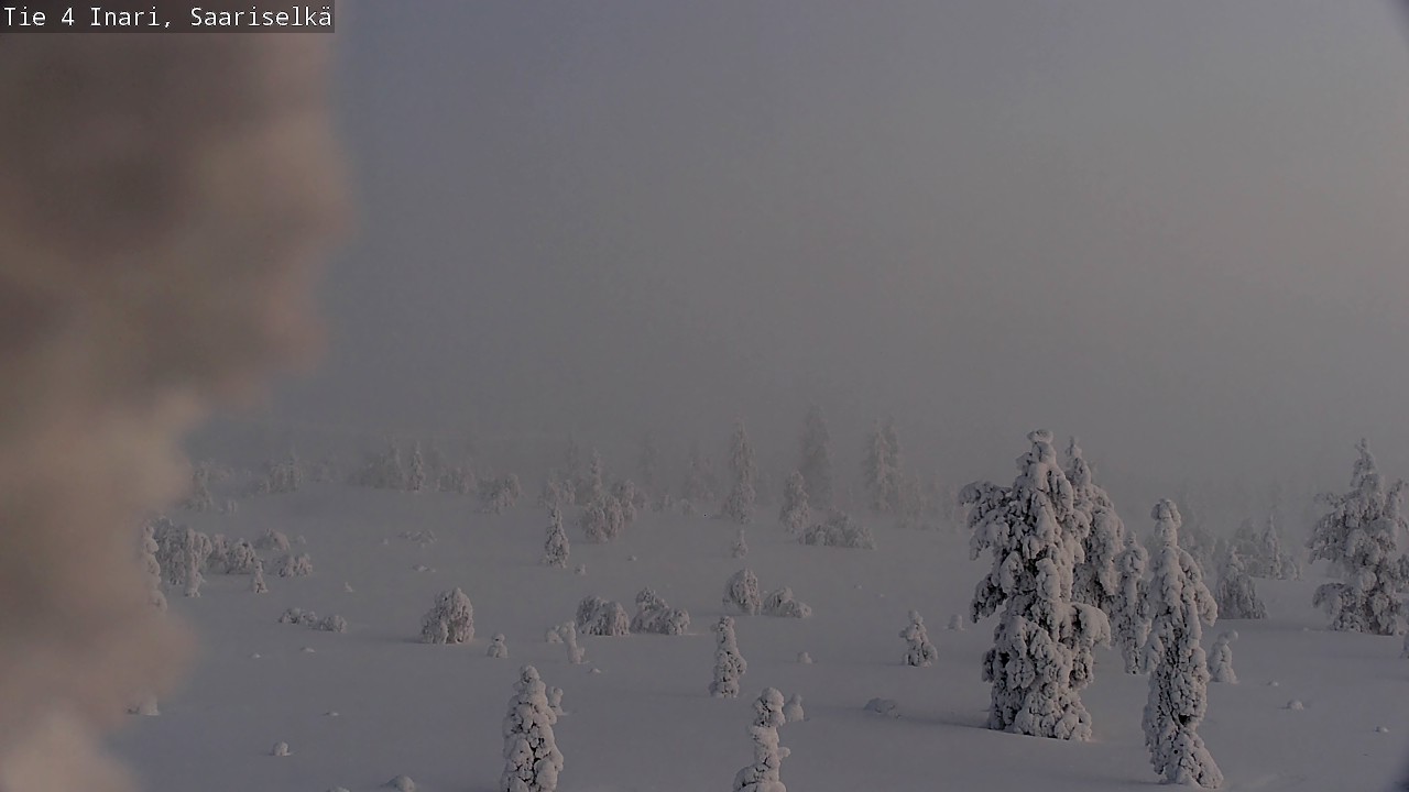 Kelikamerat Kuva Tie 4 Inari, Saariselkä, Kaunispää, Inari, Lappi