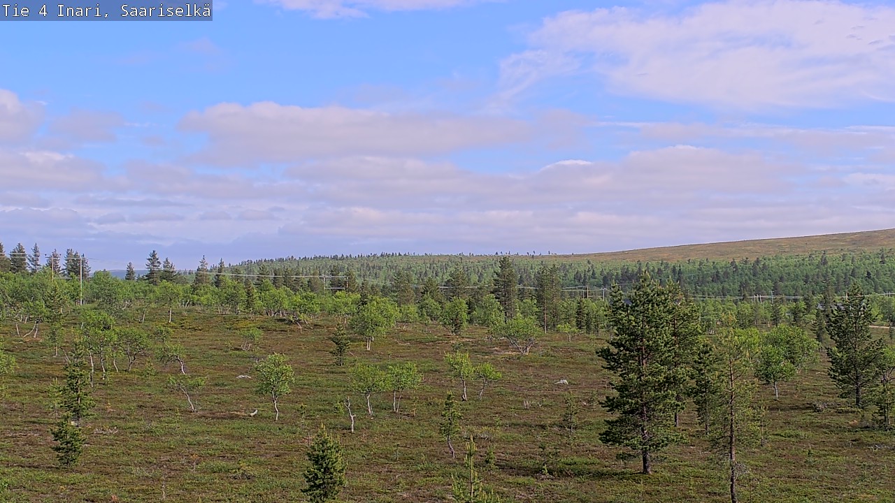 Kelikamerat Kuva Tie 4 Inari, Saariselkä, Kaunispää, Inari, Lappi