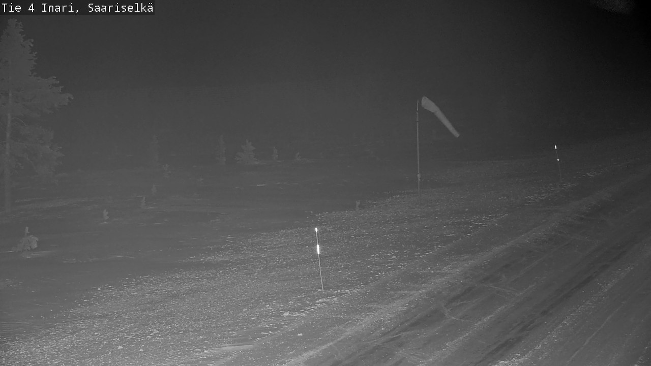 Weather Camera Image Road 4 Inari, Saariselkä, Kaunispää, Inari, Lappi