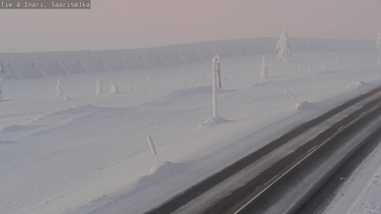 Kelikamerat Kuva Tie 4 Inari, Saariselkä, Kaunispää, Inari, Lappi