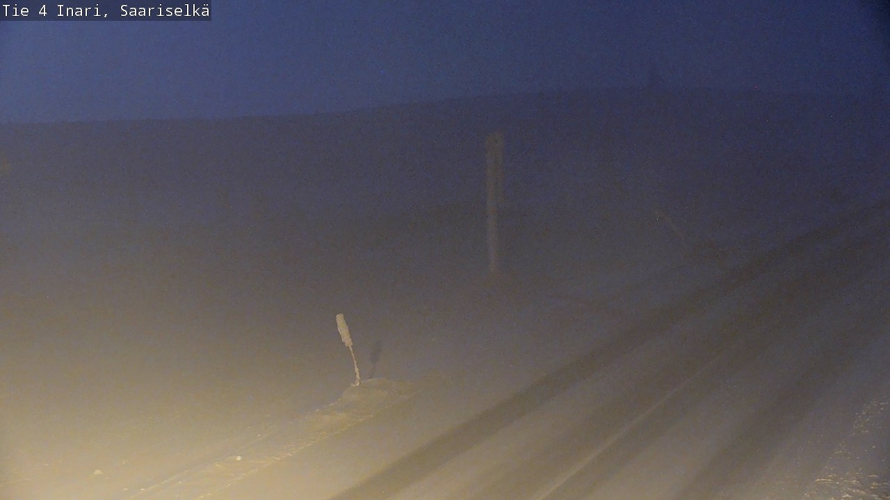 Kelikamerat Kuva Tie 4 Inari, Saariselkä, Kaunispää, Inari, Lappi