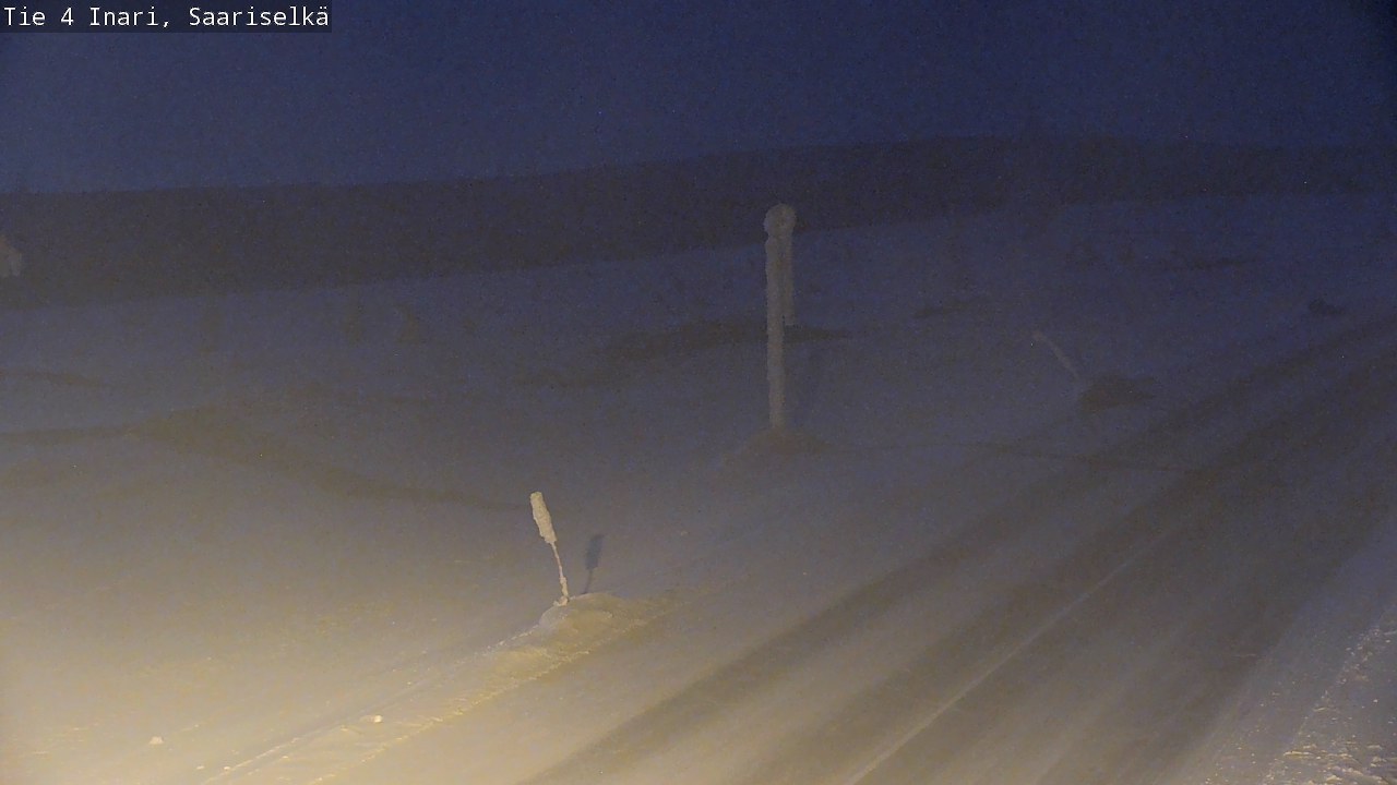 Kelikamerat Kuva Tie 4 Inari, Saariselkä, Kaunispää, Inari, Lappi