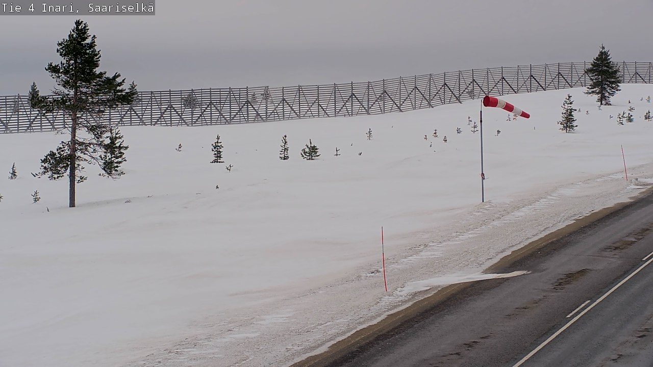 Kelikamerat Kuva Tie 4 Inari, Saariselkä, Kaunispää, Inari, Lappi