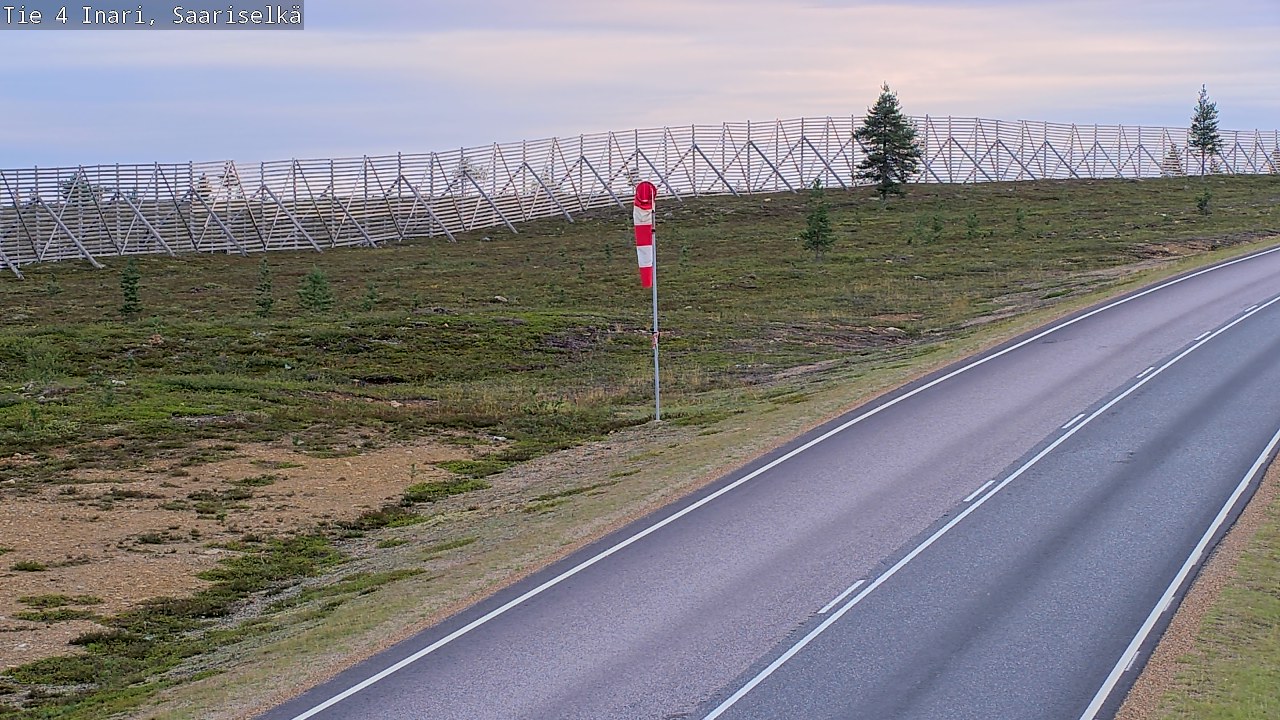 Kelikamerat Kuva Tie 4 Inari, Saariselkä, Kaunispää, Inari, Lappi