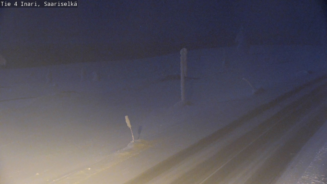 Kelikamerat Kuva Tie 4 Inari, Saariselkä, Kaunispää, Inari, Lappi