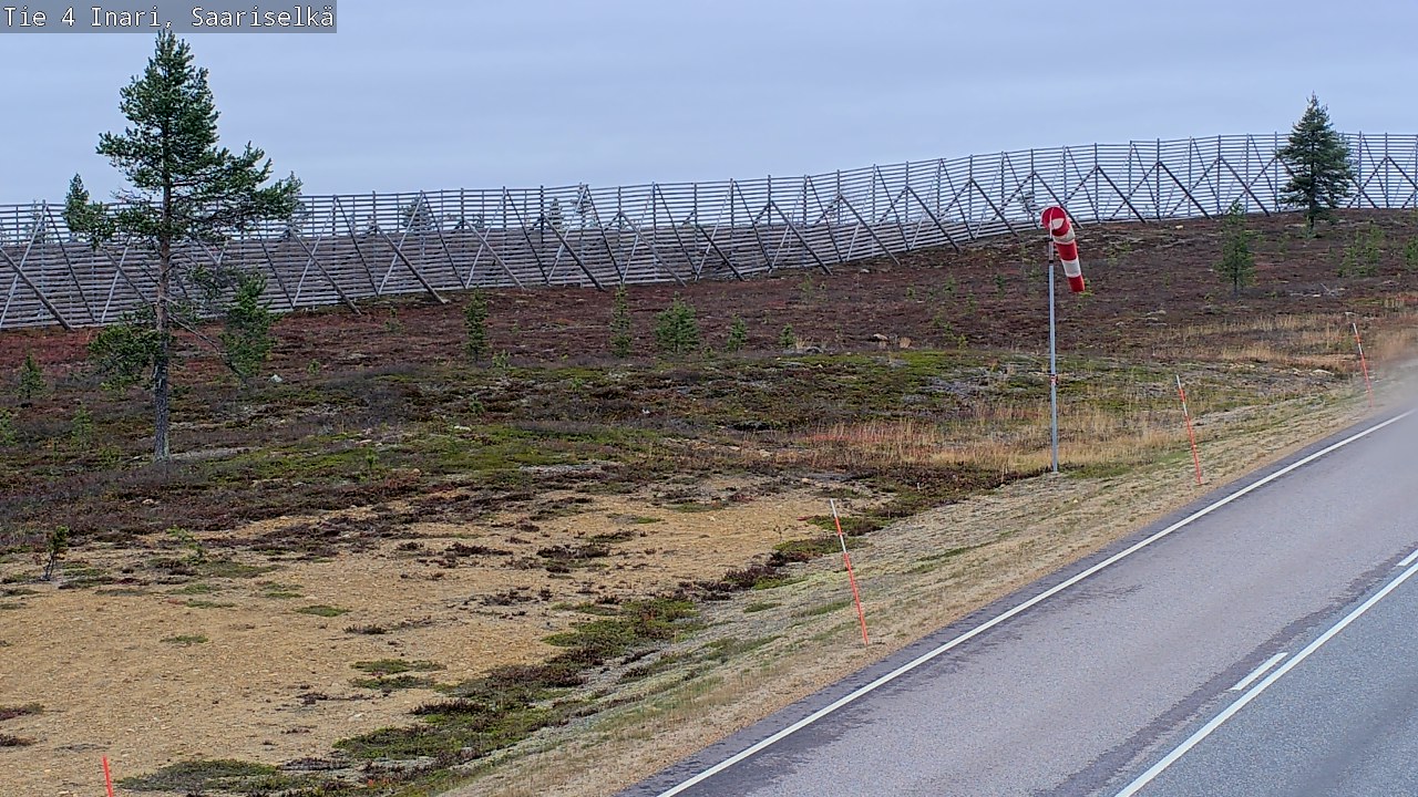 Kelikamerat Kuva Tie 4 Inari, Saariselkä, Kaunispää, Inari, Lappi