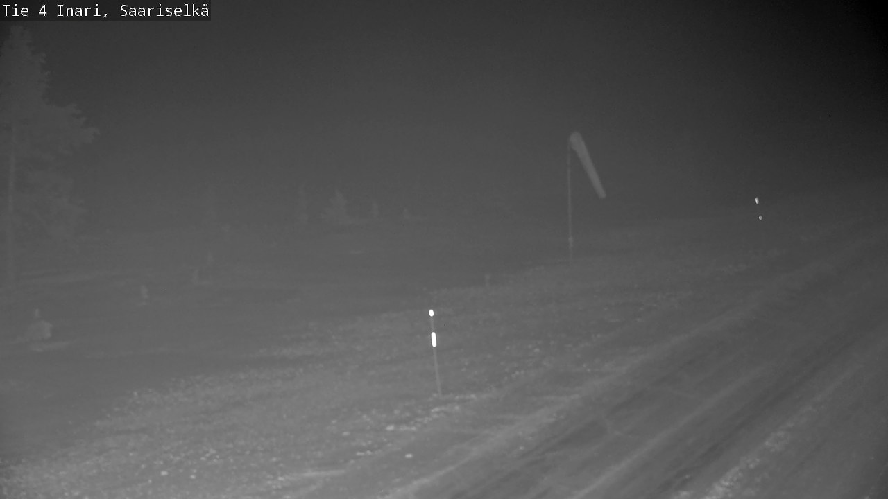 Weather Camera Image Road 4 Inari, Saariselkä, Kaunispää, Inari, Lappi
